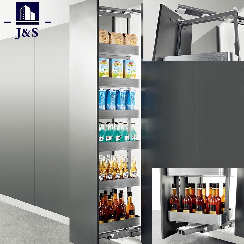 ໜ່ວຍຄວາມສູງຫມູນວຽນ Soft Close Pull Out Pull Out Pantry Organizer ເປັນທາງອອກທີ່ເໝາະສົມສໍາລັບການເພີ່ມປະສິດທິພາບການເກັບຮັກສາໃນເຮືອນຄົວບໍ?