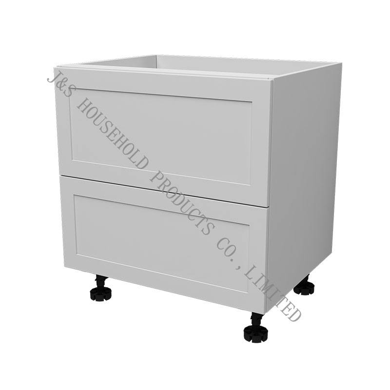 ສອງ Drawers Base Flat Pack ການອອກແບບເຮືອນຄົວ